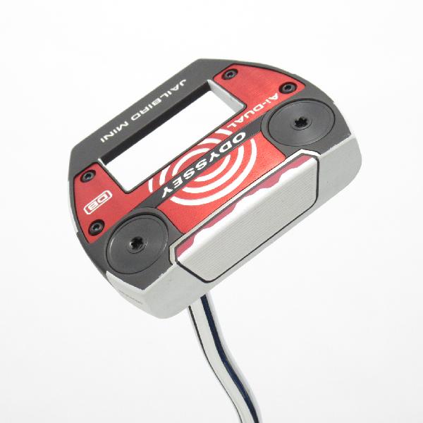 【中古】オデッセイ Ai-DUAL Ai-DUAL 1/2BALL JAILBIRD ミニ DB パター スチールシャフト 【34】 シャフト:スチールシャフト Bランク フレックス計測項目外 男性用 メンズ用 右用
