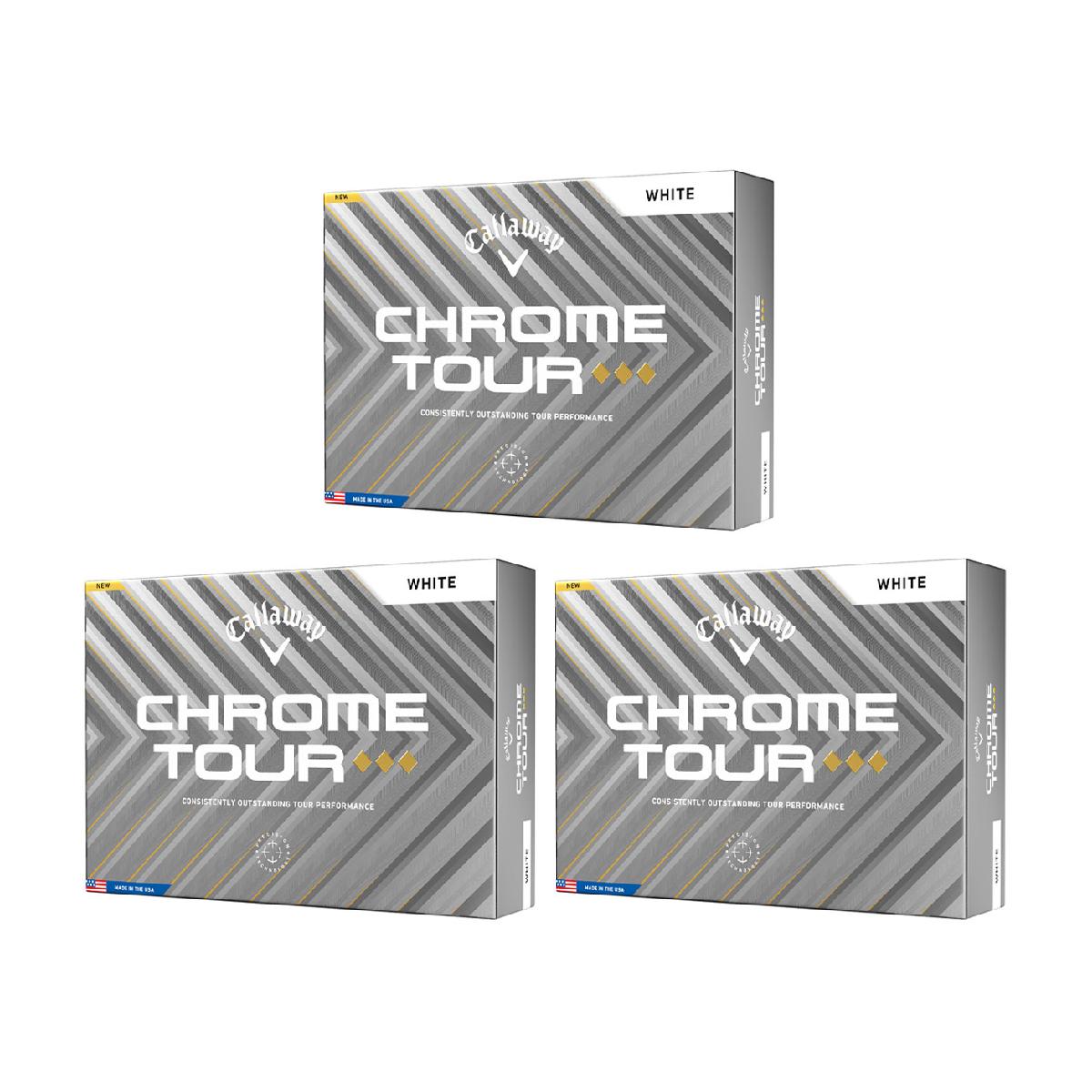 キャロウェイゴルフ　CHROME TOUR　CHROME TOUR TD ボール 3ダースセット
