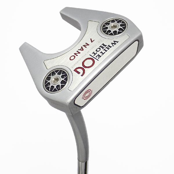 【中古】オデッセイ　White Hot　WHITE HOT OG #7NANO SLｼｬﾌﾄ装着 パター カーボンスチール複合シャフト　【34】シャフト：カーボンスチール複合シャフトCランク　フレックス計測項目外　男性用 メンズ用　右用｜GDOゴルフショップ 店