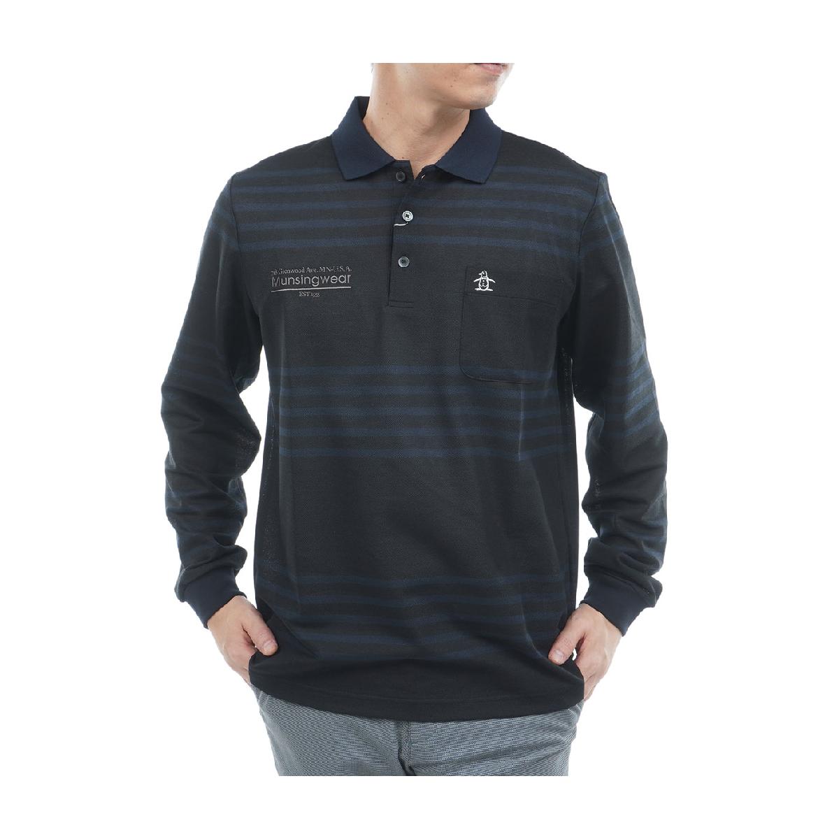 楽天市場】マンシングウェア Munsingwear ストレッチ ボーダー台衿付き