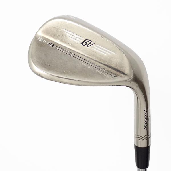 【中古】タイトリスト Vokey ボーケイ SM9 BRASHED STEEL ウェッジ Dynamic Gold 【54-14】シャフト:Dynamic GoldCランク フレックスWEDGE 男性用 メンズ用 右用|GDOゴルフショップ 店