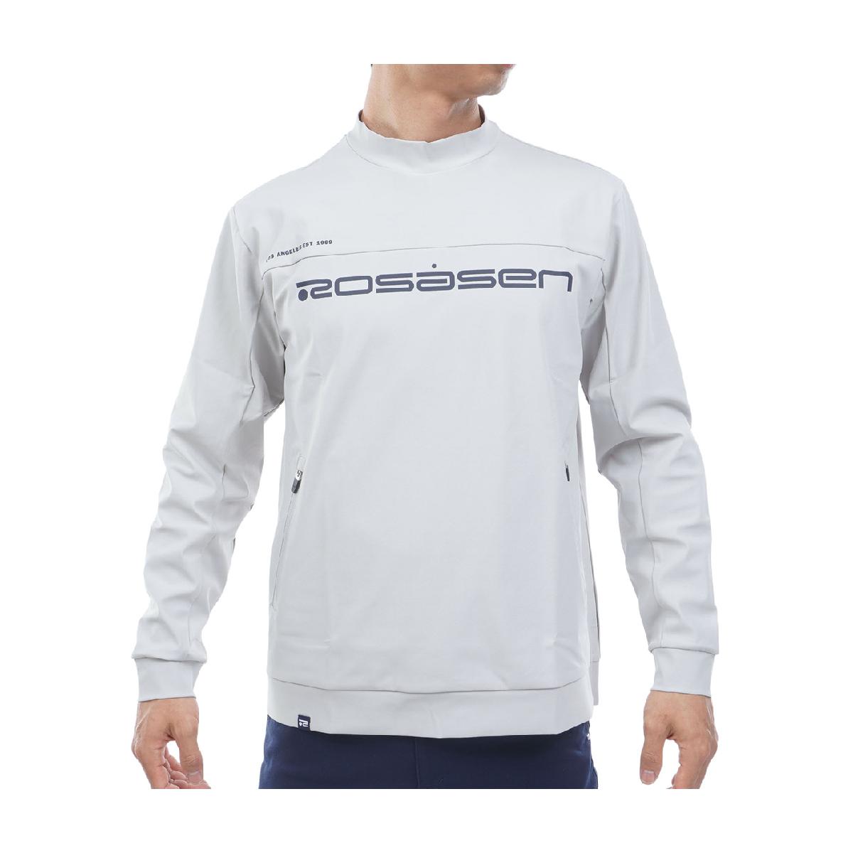 ロサーセン　ROSASEN　ストレッチ 長袖クルーネックシャツ