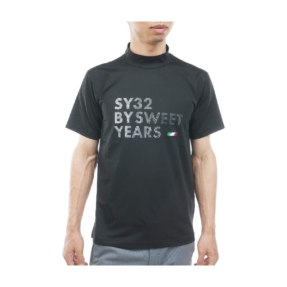 エスワイサーティトゥ バイ スウィートイヤーズ SY32 by SWEET YEARS ストレッチ J.L LOMELLINA ワンダーモックネック半袖シャツ|GDOゴルフショップ 店