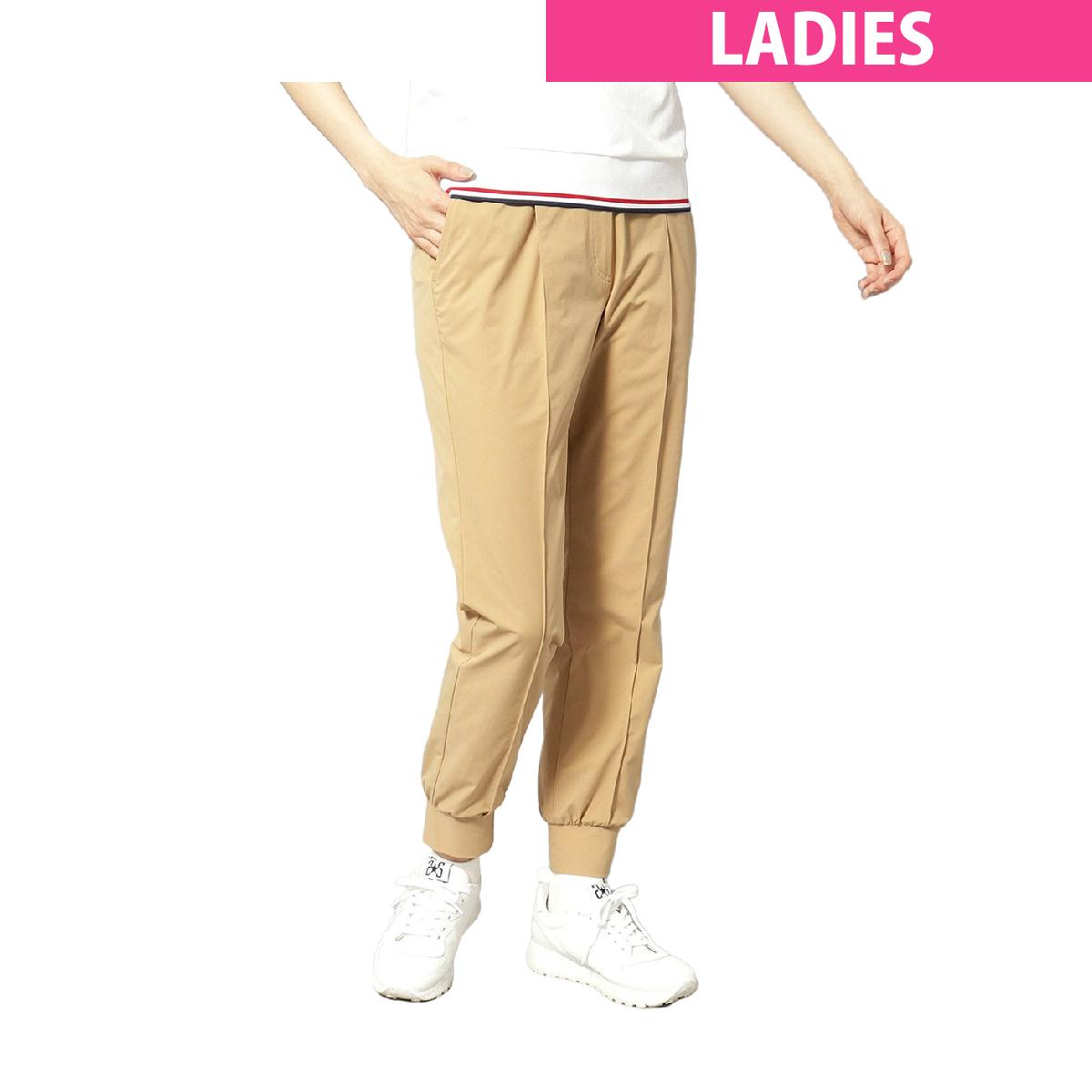 アダバットネイビー　ADABAT NAVY　撥水加工 ストレッチスリムジョガーピンタックパンツ　 レディス 8,954円