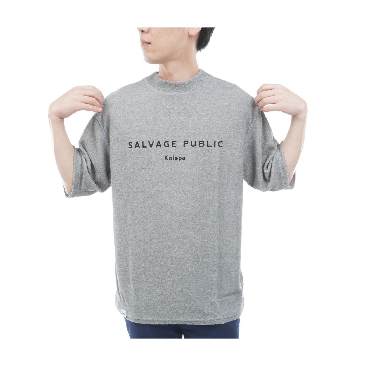 サルベージ パブリック コレパ　SALVAGE PUBLIC Kolepa　PARADISE NOW 3.6パイルモックネック5分袖シャツ｜GDOゴルフショップ 店 12,045円