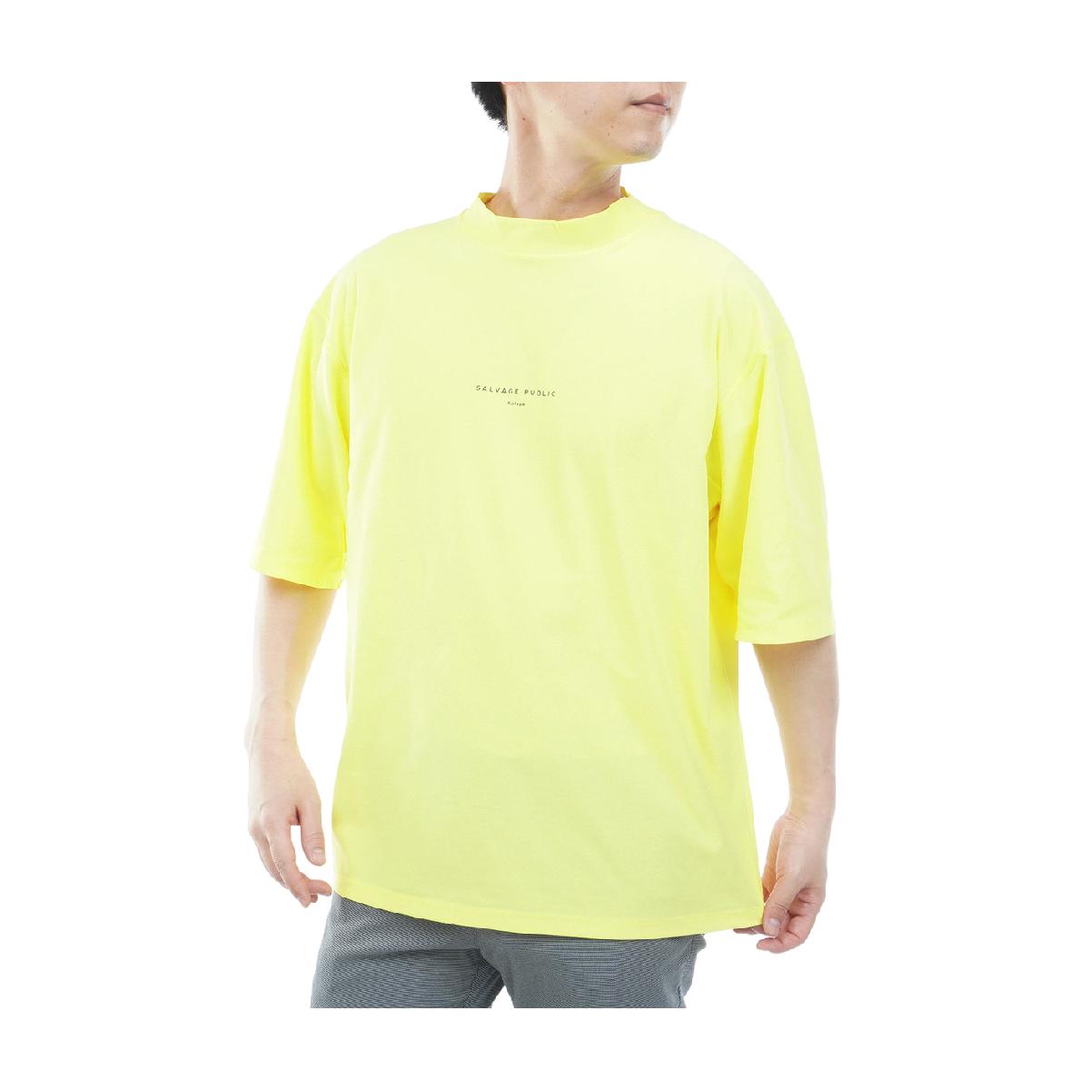 サルベージ パブリック コレパ　SALVAGE PUBLIC Kolepa　ストレッチ TI LEAF Paisley サーフモックネック5分袖Tシャツ｜GDOゴルフショップ 店