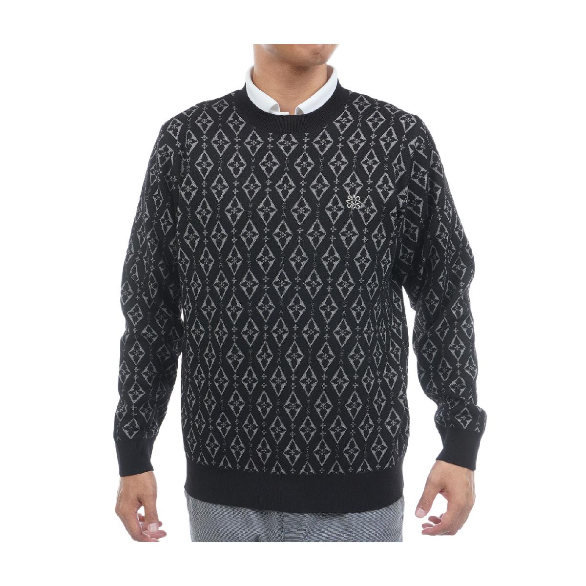 楽天市場】セントアンドリュース セーター 黒×ネイビー コットン