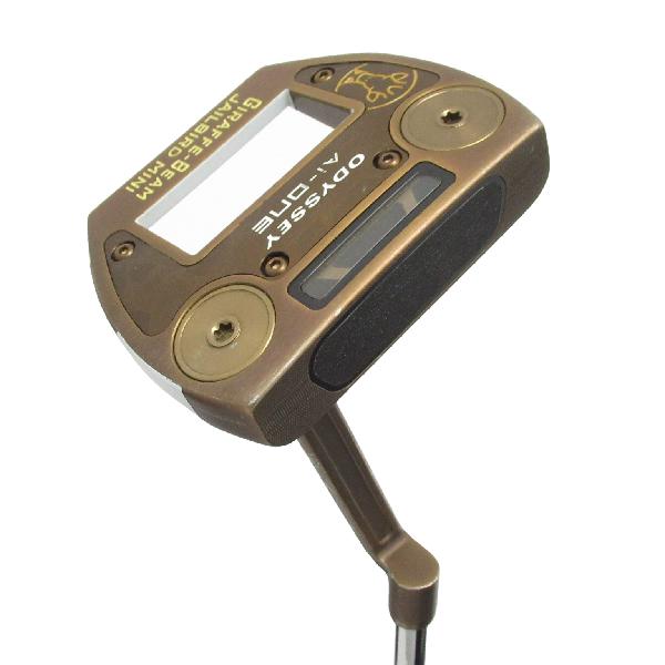 【中古】オデッセイ　AI-ONE　Ai-ONE GIRAFFE-BEAM JAILBIRD MINI パター スチールシャフト　 【34】 シャフト：スチールシャフト Cランク　フレックス計測項目外　男性用 メンズ用　右用