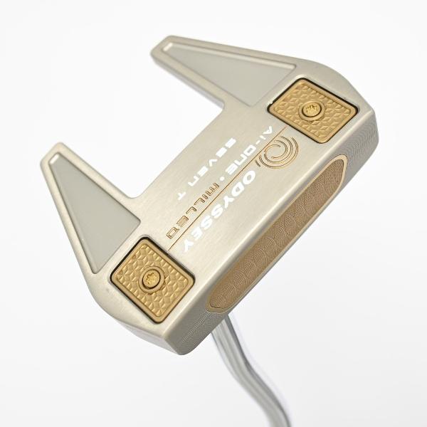 【中古】オデッセイ　AI-ONE MILLED　Ai-ONE MILLED SILVER SEVEN T DB パター スチールシャフト　【34】シャフト：スチールシャフトCDランク　フレックス計測項目外　男性用 メンズ用　右用｜GDOゴルフショップ 店