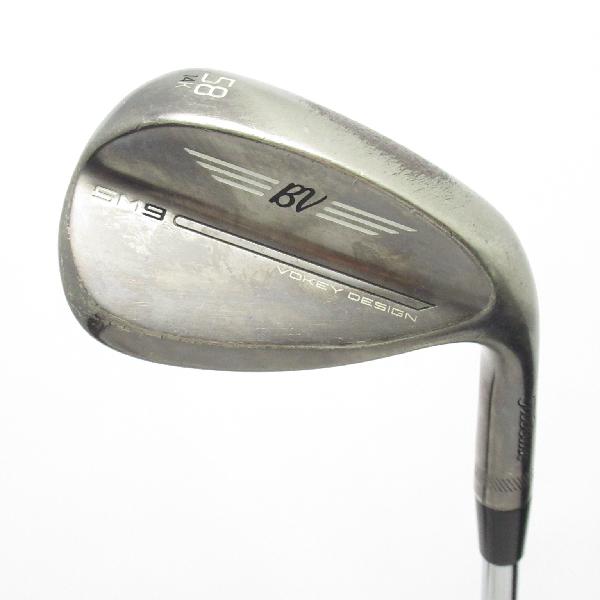 【中古】タイトリスト Vokey ボーケイ SM9 TOUR CHROME ウェッジ BV105 【58-14】シャフト:BV105Dランク フレックス設定無 男性用 メンズ用 右用|GDOゴルフショップ 店