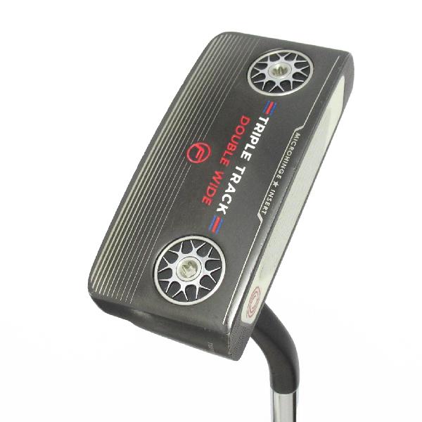 【中古】オデッセイ STROKE LAB トリプル トラック DOUBLE WIDE FLOW パター カーボンスチール複合シャフト 【33】シャフト:カーボンスチール複合シャフトCDランク フレックス計測項目外 男性用 メンズ用 右用|GDOゴルフショップ 店