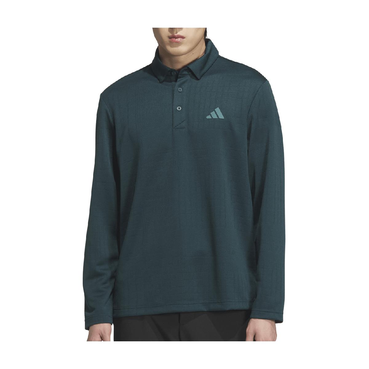 アディダス Adidas シーズナル ジャカード 長袖ポロシャツ