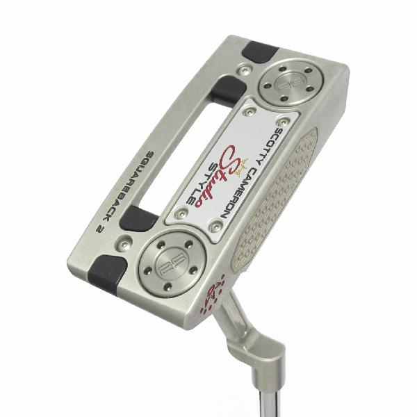 【中古】スコッティキャメロン　SCOTTY CAMERON　スタジオスタイル スクエアバック 2 中尺(2025) パター スチールシャフト　 【38】 シャフト：スチールシャフト Cランク　フレックス計測項目外　男性用 メンズ用　右用