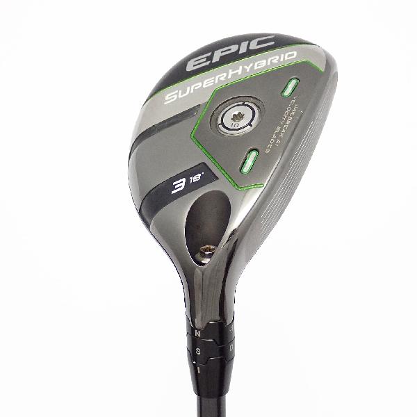 【中古】キャロウェイゴルフ　EPIC　EPIC SUPER HYBRID ユーティリティ Diamana 55 for Callaway　【U3】シャフト：Diamana 55 for CallawayCランク　フレックスS　男性用 メンズ用　右用｜GDOゴルフショップ 店