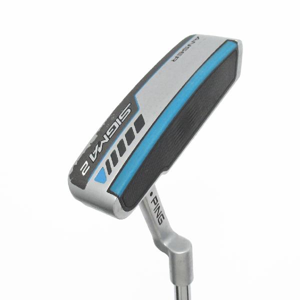 【中古】ピン　SIGMA 2　SIGMA2 ANSER プラチナム仕上げ パター スチールシャフト　【34】シャフト：スチールシャフトCDランク　フレックス計測項目外　男性用 メンズ用　右用｜GDOゴルフショップ 店