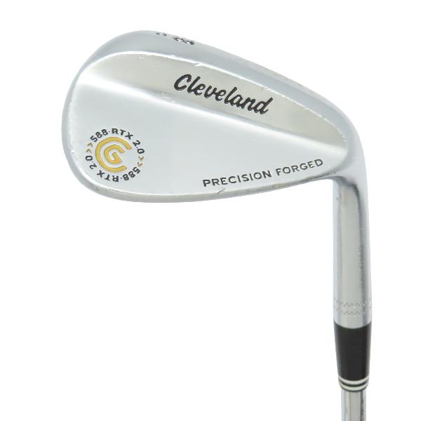 【中古】クリーブランド　Cleveland Golf　588 RTX 2.0 PRECISION FORGED ウェッジ スチールシャフト　 【58-10】 シャフト：スチールシャフト Dランク　フレックス判別不能　男性用 メンズ用　右用