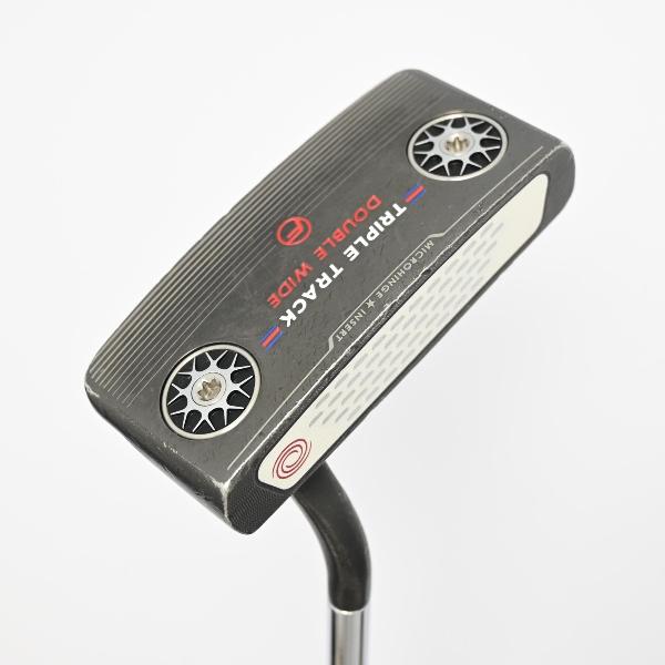 【中古】オデッセイ　STROKE LAB　トリプル トラック DOUBLE WIDE FLOW パター カーボンスチール複合シャフト　 【35】 シャフト：カーボンスチール複合シャフト Dランク　フレックス計測項目外　男性用 メンズ用　右用