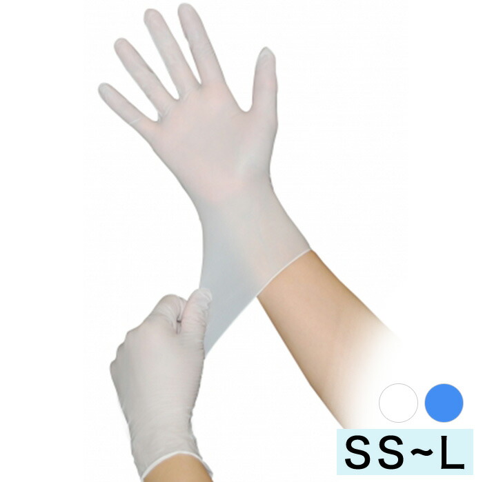 ニトリル手袋 Ss S M L 薄手 Ss S M L 介護用 左右兼用 竹虎 ブルー ホワイト 介護用 感染対策 その他 1箱0枚入り5箱セット 計1000枚 タケトラ 使い捨て手袋 医療用 Gdストア Gdストア 店
