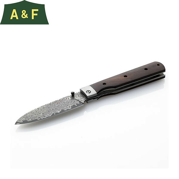 A&F 折りたたみ包丁 A&Fバーベキューシェフ70層ダマスカス三徳 エイアンドエフ AF89002005000000