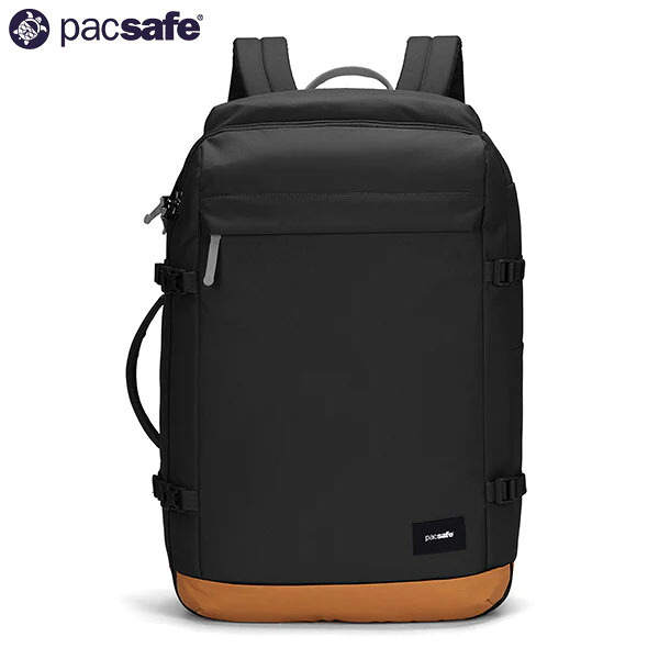 パックセーフ PacSafe リュック GO キャリーオンバックパック 44L ジェットブラック RFID スキミング防止 旅行 トラベル PAC12970360130000|ギーク