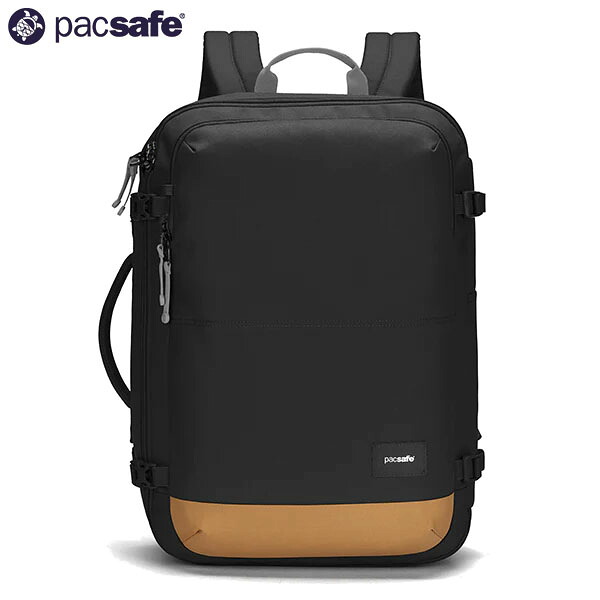 パックセーフ PacSafe リュック GO キャリーオンバックパック 34L ジェットブラック RFID スキミング防止 旅行 トラベル PAC12970361130000|ギーク