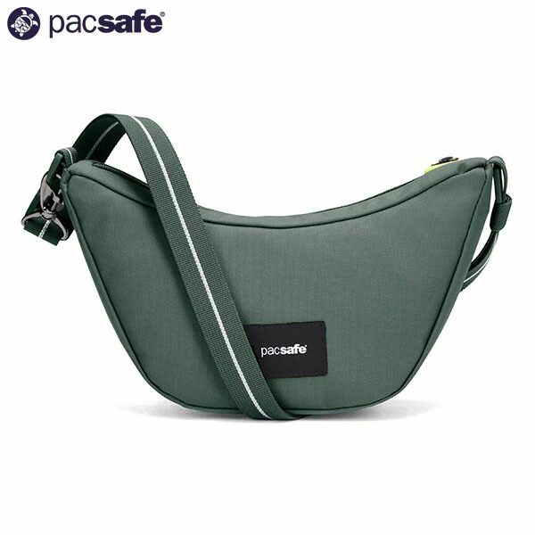 容器に並べるセーフ PacSafe クロスボディバッグ 曲がった掛け御徒面子 GO ルナークロスボディ スプルースグリーン RFID スキミング押しとどめる 旅する 客旅 PAC12970366535000 バッグ-ボディバッグ・ウエストポーチ-男女兼用バッグ