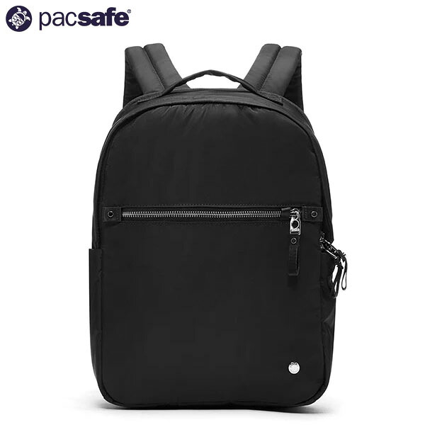 パックセーフ PacSafe リュック Pacsafe W バックパック ブラック RFID スキミング防止 旅行 トラベル PAC12970374001000｜ギーク
