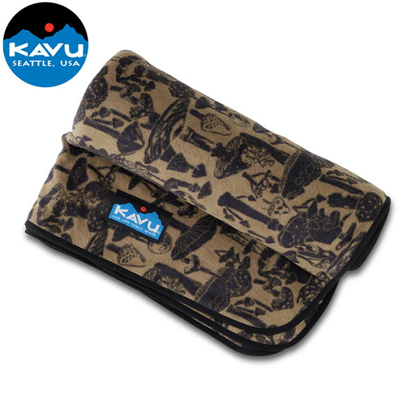 カブー KAVU フリースブランケット ドウベイブランケット マッシュルームシーカー 暖かい 軽量 保温性 通気性 KAV19811639057000