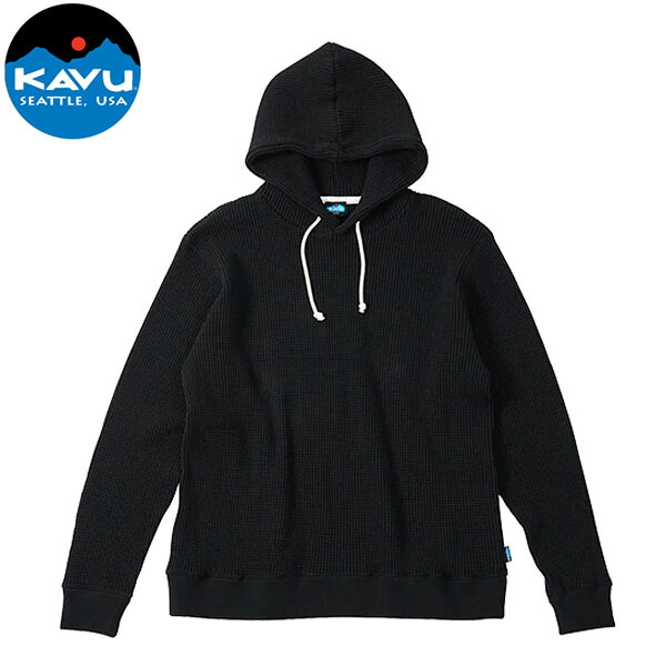 カブー KAVU メンズ パーカー サーマルフーディー マービンズパーカ ブラック KAV19820718001|ギーク