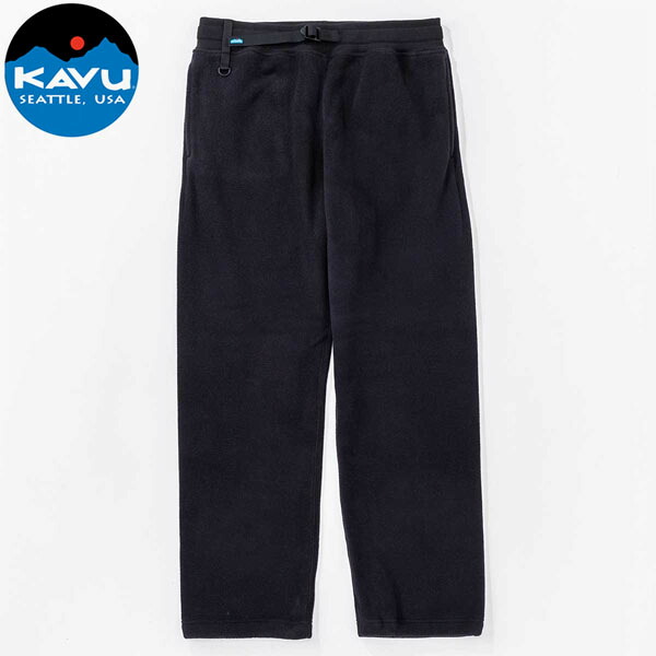 カブー KAVU  メンズ フリースパンツ ポーラテックパンツ 黒いこと ポリエステル100% 保温性 通気性 耐久性 速乾燥状態 Dカン KAV19822301001