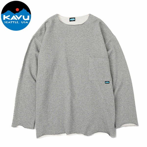カブー KAVU メンズ カットソー エフエルロック グレー シンプル 厚み コットン素材 落ち着いた素材感 KAV19823009023