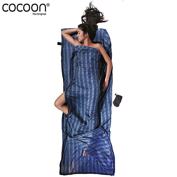 Cocoon コクーン トラベルシーツ カップラー シルク チェックドシルク ST50-C COC12550019802000