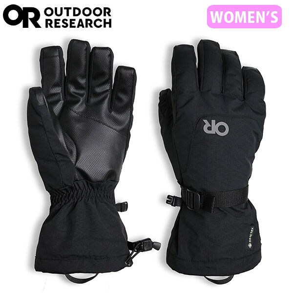 アウトドアリサーチ OUTDOOR RESEARCH レディース 手袋 レボリューション ゴアテックス グローブ ブラック GORE-TEX 防水透湿 OR19846404001