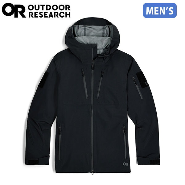 アウトドア問い合わせ OUTDOOR RESEARCH メンズ アウター 上衣 厚地の外套 アライズマウンテン 2 上衣 黒いこと OR19846453001