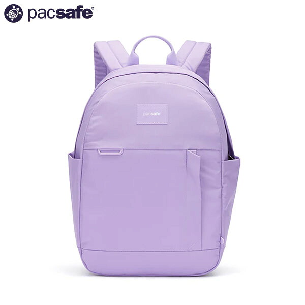 容器に並べるセーフ PacSafe GO 15L うしろ側容器に並べる ラベンダー 背嚢 通い 通学 撥水 RFID スキミング押しとどめる 切り取り押しとどめる 外国で旅する 旅行 防犯 PAC12970330612000