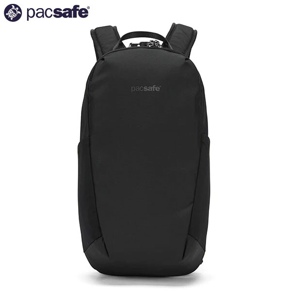 パックセーフ PacSafe V12 テックバックパック ブラック リュック 通勤 通学 撥水 12L RFID スキミング防止 盗難防止 海外旅行 トラベル 防犯 PAC12970396001000｜ギーク