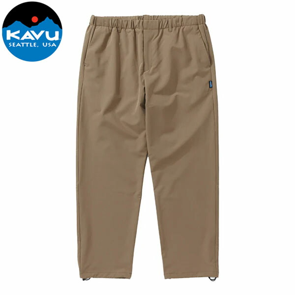 カブー KAVU メンズ 役立つこと性ズボン下 ニューシェルテックパンツ ベージュ 当たること冷感 吸水速乾 軽さ 紫外線押しとどめる KAV19822449047