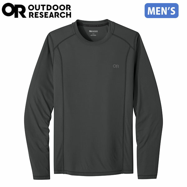 アウトドアリサーチ OUTDOOR RESEARCH エコー L/S Tee ストーム 長袖Tシャツ ロングスリーブ メンズ 軽量 メッシュ生地 OR19844514003