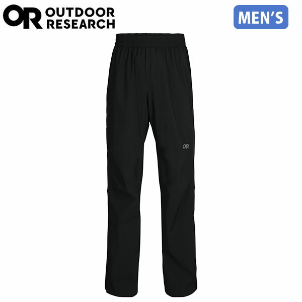 アウトドアリサーチ OUTDOOR RESEARCH Ms ストラトバーストレインパンツ ブラック レインウェア 雨具 ロングパンツ メンズ 軽量 防水 防風 OR19846012001