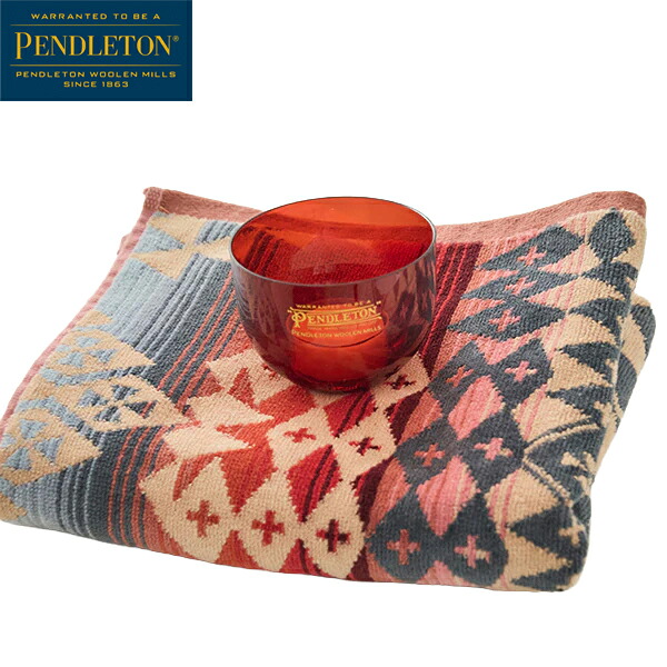PENDLETON ペンドルトン 二階建てバス蝋燭 西洋手ぬぐい書き割り ヴィンテージロゴハーディングバーガンディーキャニオンランド PEN19370082019000