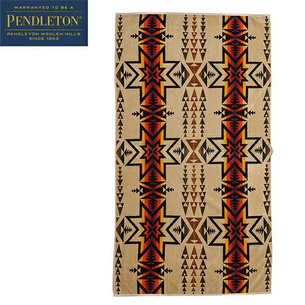 PENDLETON ペンドルトン ジャガードバスタオルオーバーサイズ XB266 日本制限事項色合い プレインスタータン PEN19373185403000