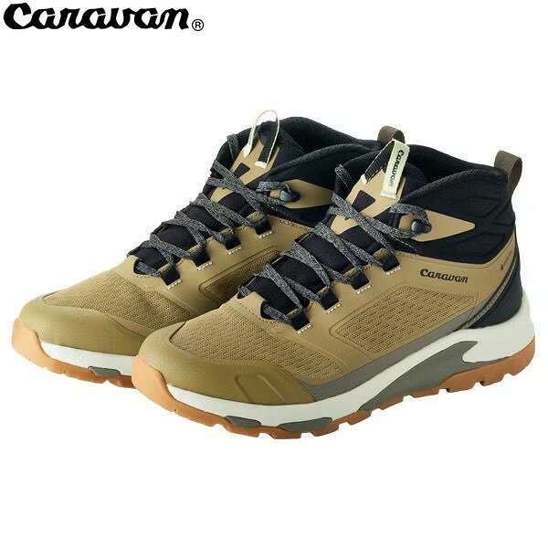 キャラバン CARAVAN メンズ レディース 登山靴 ハイキングシューズ ゴアテックス トレッキング ミッドカット C1_DL MID 459サンド 防水透湿 軽量 CAR0010122459｜ギーク 14,379円