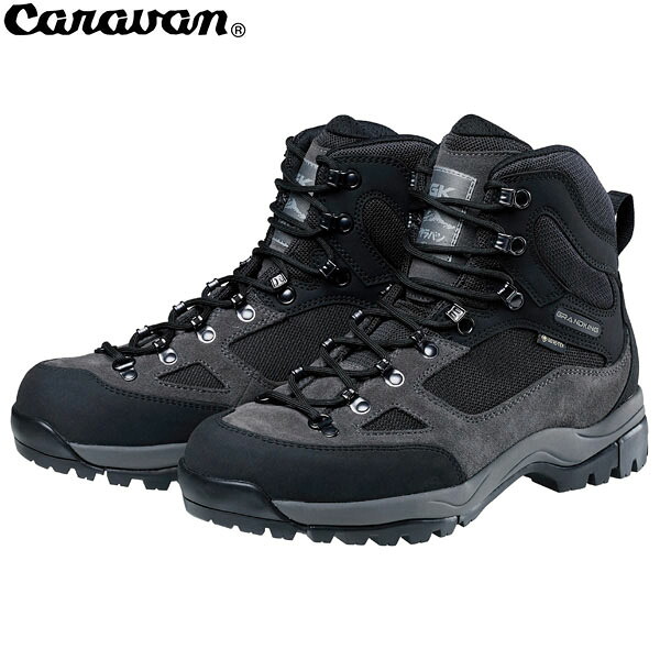 キャラバン CARAVAN グランドキング トレッキングシューズ 登山靴 GK8X_FFF 191ブラック/グレー ユニセックス メンズ レディース 0011897 CAR0011897191｜ギーク