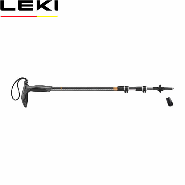LEKI レキ トレッキングポール ワンダーフロントマカルー 190ブラック 1本 ハイキングモデル CARAVAN キャラバン 1300490 LEK1300490190