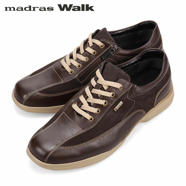 マドラスウォーク madras Walk メンズ ゴアテックス カジュアルシューズ スニーカー MW7400 D-BRNWN/D-BROWN 防水透湿 MADMW7400DBRDBR