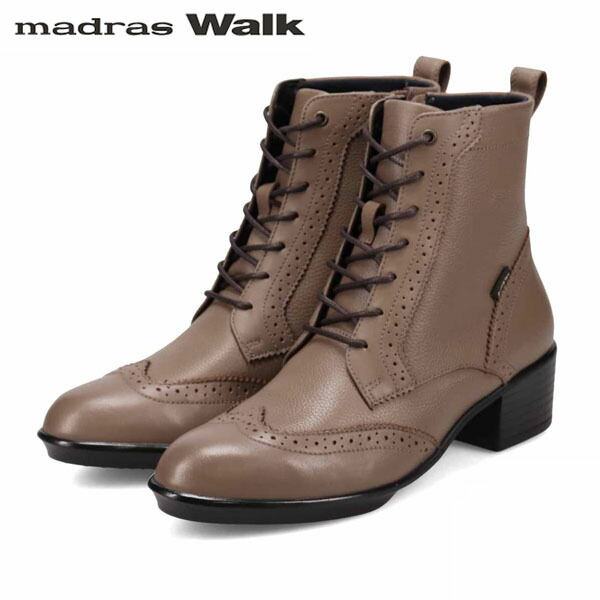 マドラスウォーク madras Walk レディース ゴアテックス レースアップブーツ ショートブーツ MWL1115 OAK 防水透湿 MADMWL1115OAK