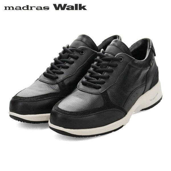 マドラスウォーク madras Walk レディース ゴアテックス スニーカー シューズ MWL1204 BLACK 防水透湿 ウォーキング MADMWL1204BLA|ギーク