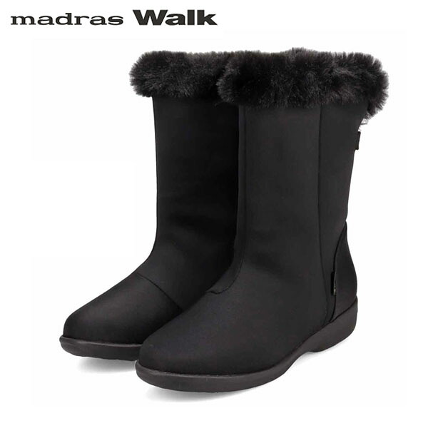 マドラスウォーク madras Walk レディース ゴアテックス スノーブーツ MWL2231 BLACK-TX 雨合羽透湿 MADMWL2231BLATX