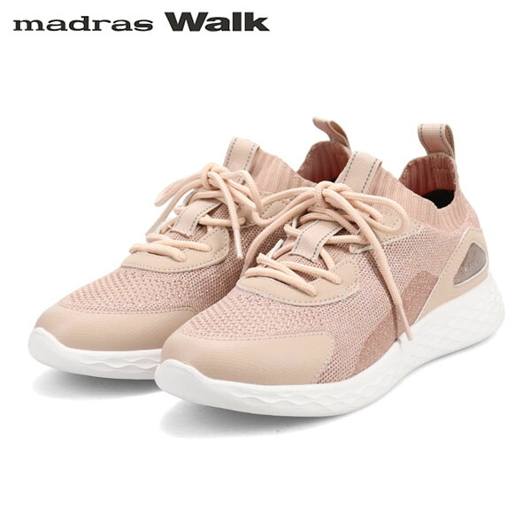 マドラスウォーク madras Walk レディース ゴアテックス スニーカー シューズ ニットスニーカー MWL3000 BEIGE 防水透湿 MADMWL3000BEG｜ギーク