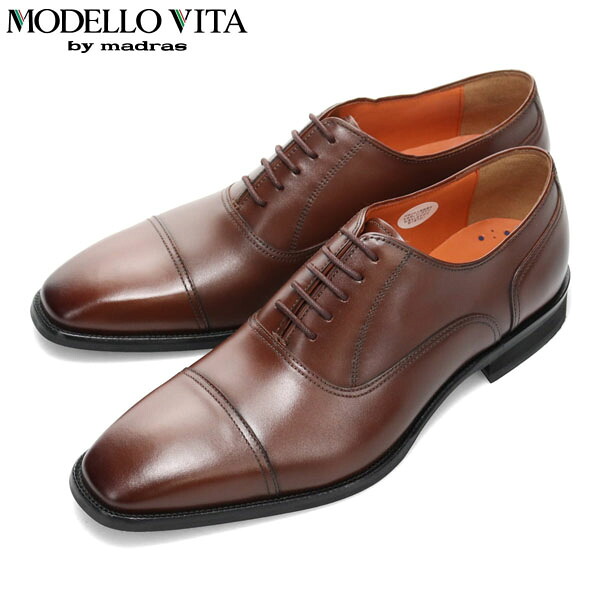 【楽天市場】モデロヴィータ MODELLO VITA メンズ 紳士靴 ビジネスシューズ ドレスシューズ VT8704 BROWN フォーマル ...